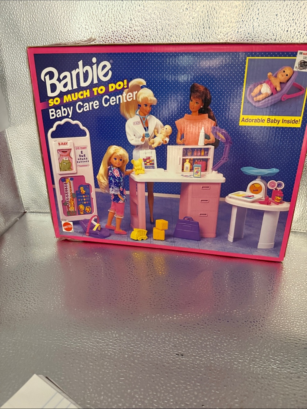 Barbie Baby Care Center Playset - Pink, Purple & White